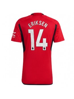 Manchester United Christian Eriksen #14 Replika Hemmakläder 2023-24 Kortärmad